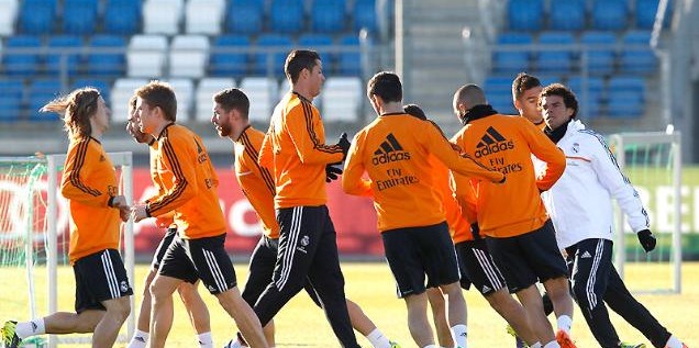 Real Madrid entrainement