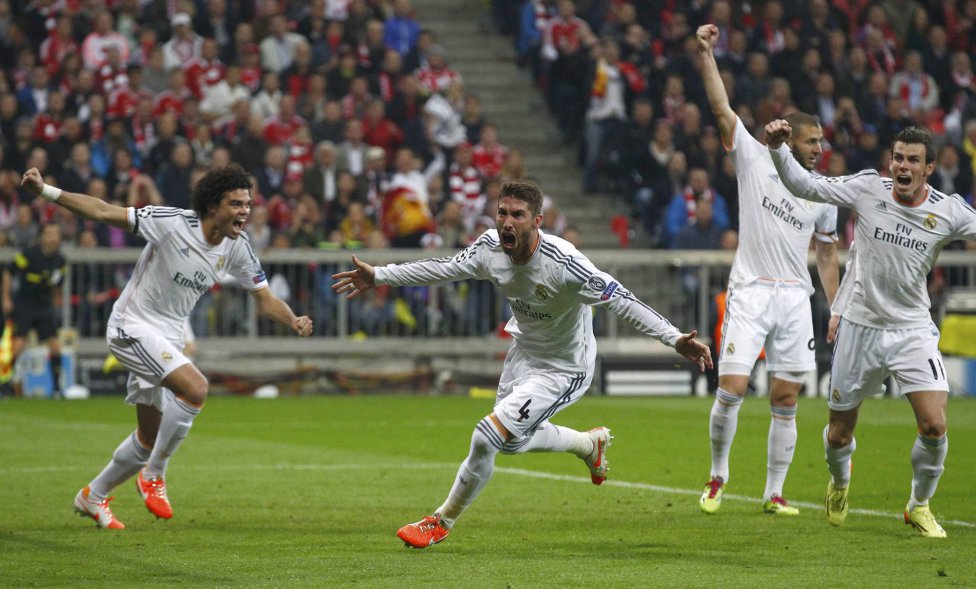 Sergio Ramos Pepe Gareth Bale