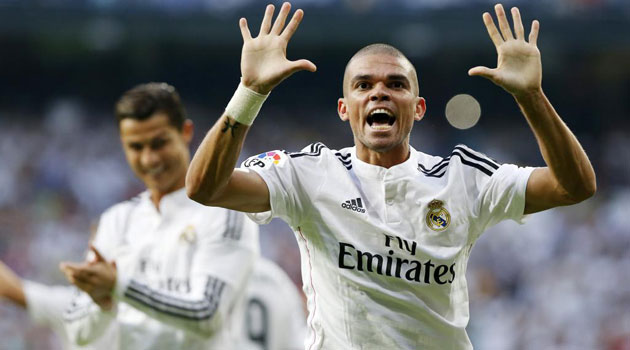Real: Pepe trains with the group