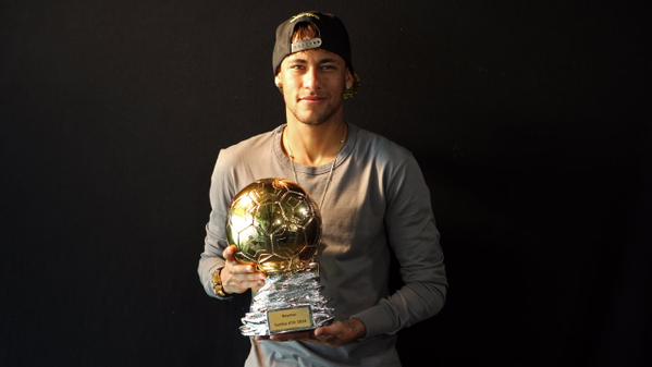 Barca: Neymar received her Samba Gold  award