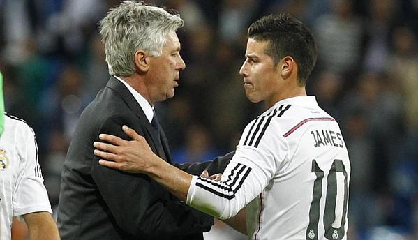 Real: James « A departure of Ancelotti would be hard for the team »