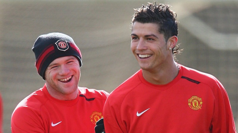 Wayne Rooney Cristiano Ronaldo Manchester United