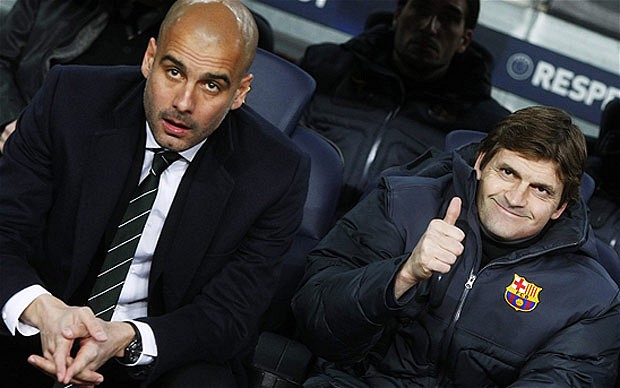 Pep Guardiola Tito Vilanova