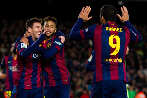 msn messi neymar suarez