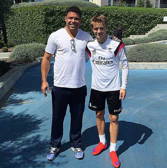 odegaard ronaldo